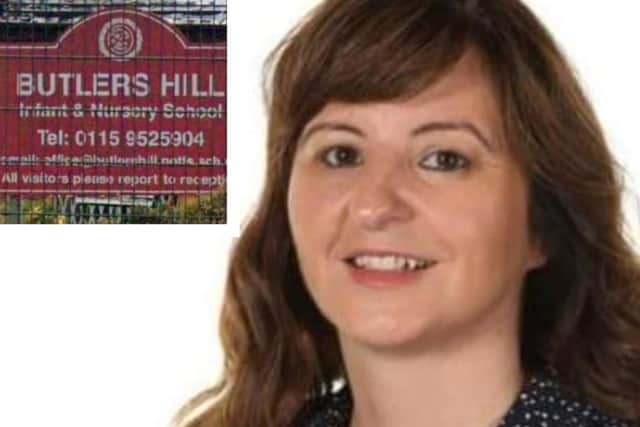 Butler's Hill head teacher Rachel Hallam is thrilled with the cash award