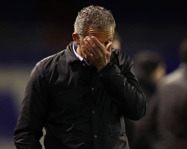 Keith Curle - end of the road for him at Oldham Athletic.