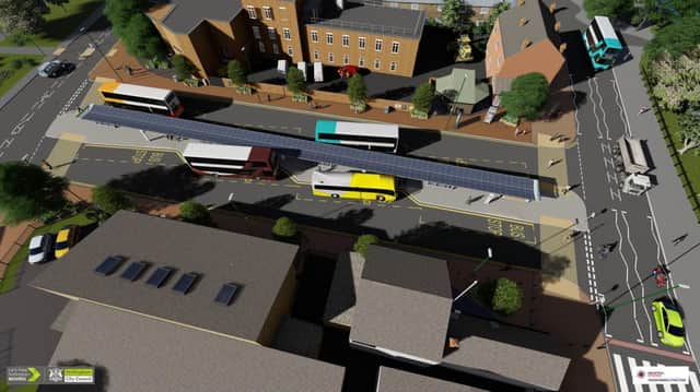 An artist's impression of the changes planned for the bus station