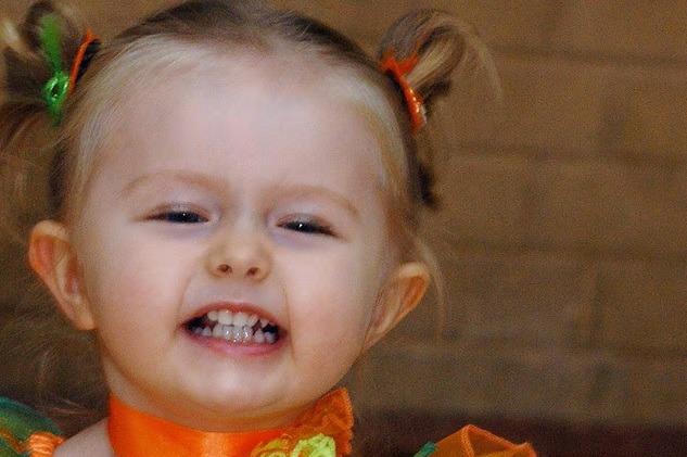 This young lady was beaming with excitement ahead of the Halloween party at Hucknall Leisure Centre back in 2007