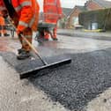 Patching teams test new permanent road replacement methods on Holbeck Way, Rainworth, and, inset, Coun Neil Clarke.