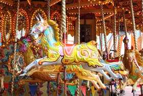 The carousel will be one of the vintage fairground rides at Newstead Abbey this weekend