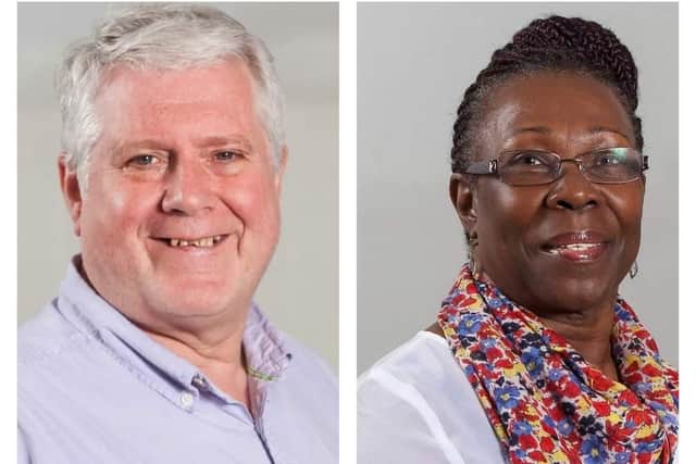 Coun Dave Trimble and Coun Merlita Bryan are respectively the new Lord Mayor and Sheriff of Nottingham