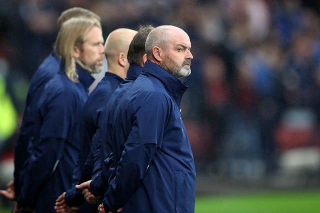 Scotland manager Steve Clarke has told supporters that they will have to wait until after games for him to wave to them. During the 2-0 win over Moldova on Friday night the Tartan Army sang “Stevie, Stevie give us a wave!”. Clarke said: “I get nervous when I do that. I did it once as a younger manager somewhere, I can’t remember where. And we conceded straightaway.” (The Scotsman)