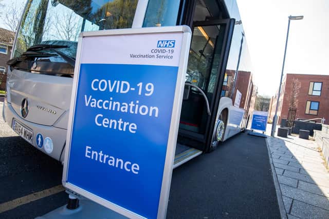 The Covid vaccine bus will stop off in Bulwell next week. Photo: Tracey Whitefoot