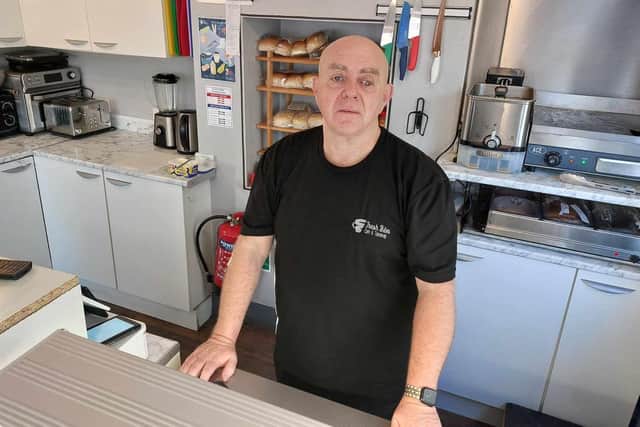 Mark Williams is delighted with how well business has started at Fresh Bites