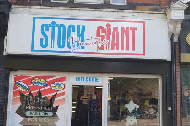 Stock Giant Boutique in Hucknall will have its official launch this week