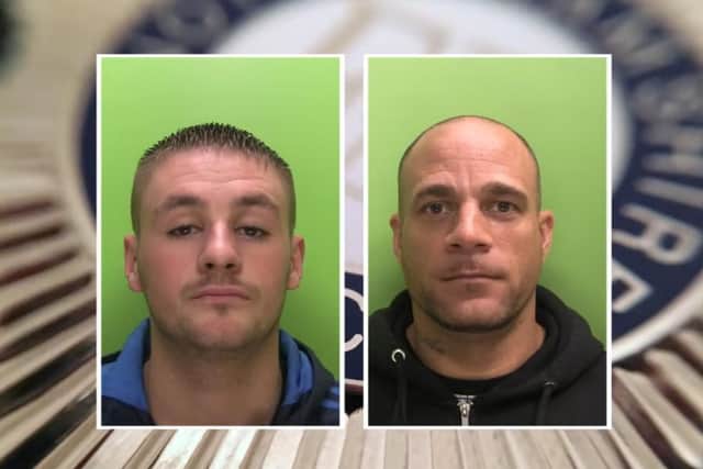 Matthew Whorlow and Stephen Lees were both jailed for drug dealing