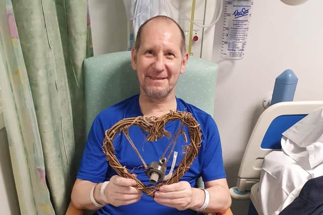 Nottingham man Stephen Papp received a heart transplant in 2020