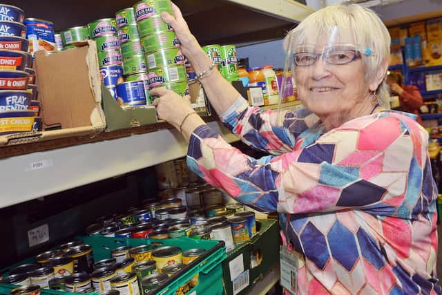 Hucknall food bank manager Yvonne Campbell expects to see a lot of people using the service over Christmas