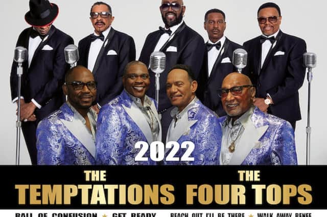 Don't miss The Four Tops and The Temptations at Nottingham Motorpoint Arena later this year.
