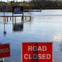 After flooding, the A6097 at Gunthorpe Bridge was closed due to rising river levels - between the A46 and the A612.