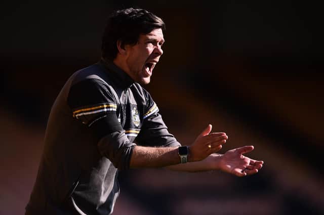 Ex-Stag Darrell Clarke, now manager of Port Vale.