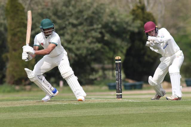 Ben Martindale adds to his total for Hucknall in Saturday's win over Kimberley Institute.