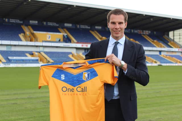 David Sharpe joins the Stags in May last year.