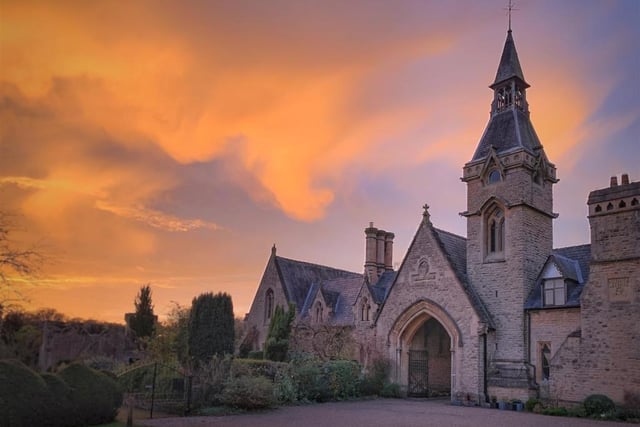 Nestled beneath a moody sky and oozing character charm is The Archway, a three-storey, three-bedroom period property in the grounds of Newstead Abbey, on the market for a minimum of £450,000 with estate agents Gascoines.