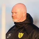 Hucknall boss Andy Ingle - pleased with performance, despite defeat.
