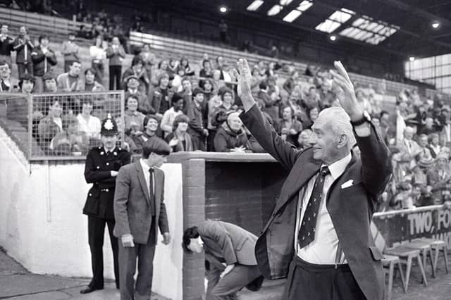 The Sam Weaver testimonial match in 1981.