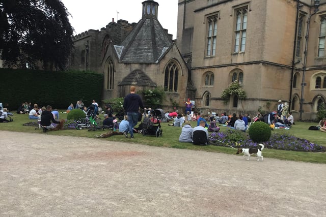 Visitors also enjoyed looking around Newstead Abbey - Byron's ancestral home - during the festival
