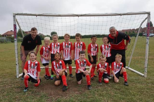 Hucknall Sports Under-8s are being sponsored by the Arc Cinema in the town this year