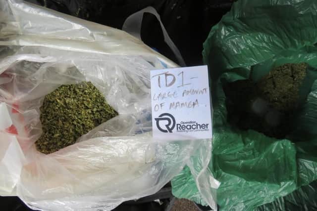 A quantity of mamba was seized by police during the raid. Photo: Nottinghamshire Police