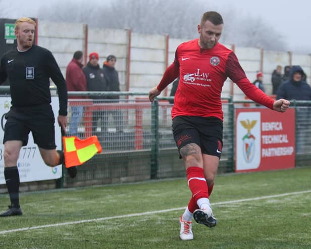 Alex Troke - rejoined Eastwood and set for Saturday's derby at Hucknall.