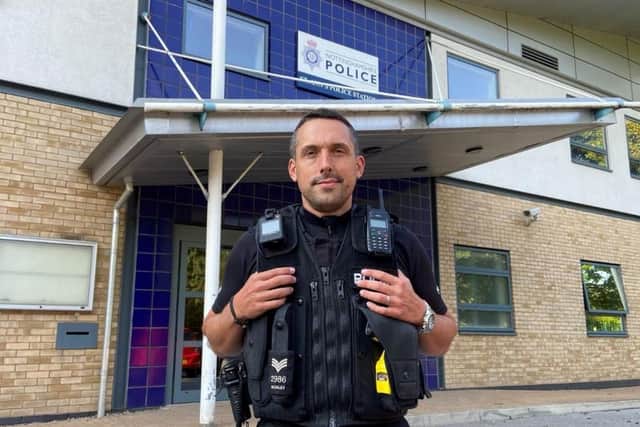 Sgt Matt Daley, of Nottinghamshire Police’s city knife crime team