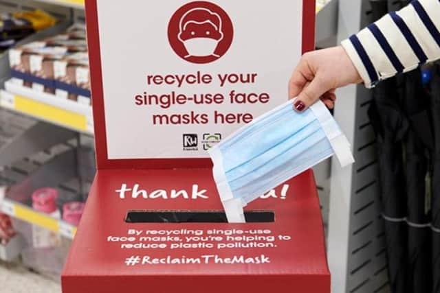 Wilko's mask recycling scheme has been extended until April