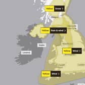 Yellow weather warnings for strong winds have been issued as Storm Barra prepares to strike the UK on Tuesday