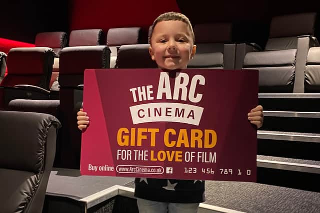 You can two £20 gift cards for the Arc Cinema in Hucknall in our great competition