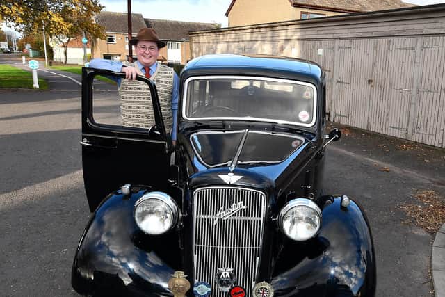 Callum Grubb has the car of his dreams but it isn't what you'd expert for a teenager's first vehicle