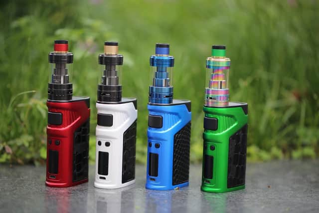 A number of 'super strength' vape products have been seized by Nottingham's Trading Standards team