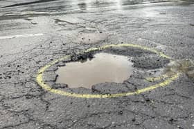 Nottinghamshire has seen an increase in potholes in recent weeks.
