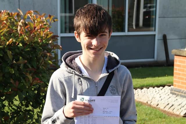 Luke Sanders received a Distinction*, three 9s, five 8s and one 7 grade