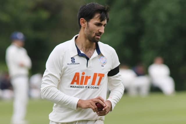 Ben Bhabra - four wickets in six balls for Papplewick on Saturday.