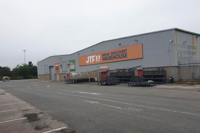 JTF Mega Discount Warehouse in Hucknall has closed its doors for good.