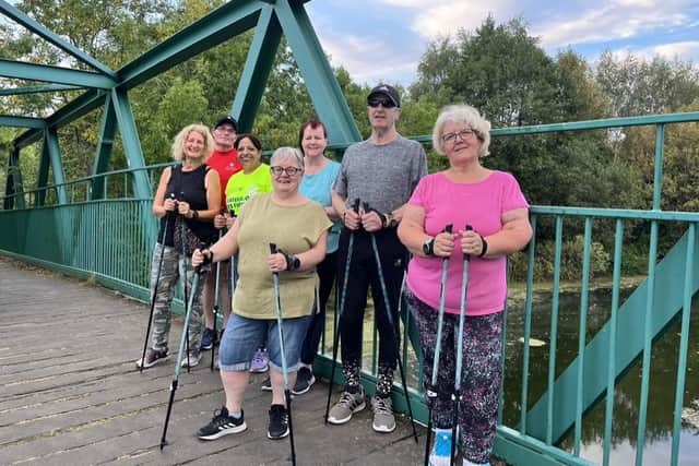 The group now includes Nordic walking sessions for people to take part in. Photo: Submitted