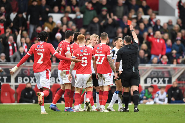 Derby did themselves no favours this season after having seven players sent off.