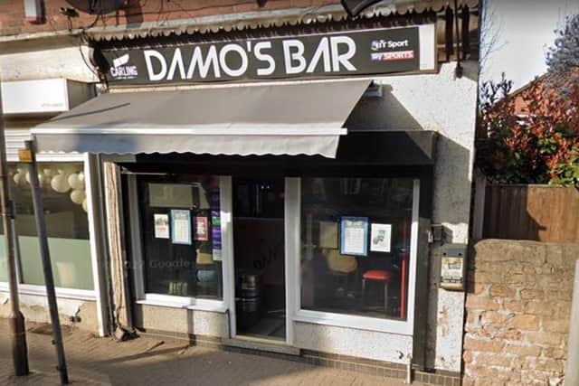 Damo's Bar had the Jubilee bunting and decorations stolen from outside over the weekend
