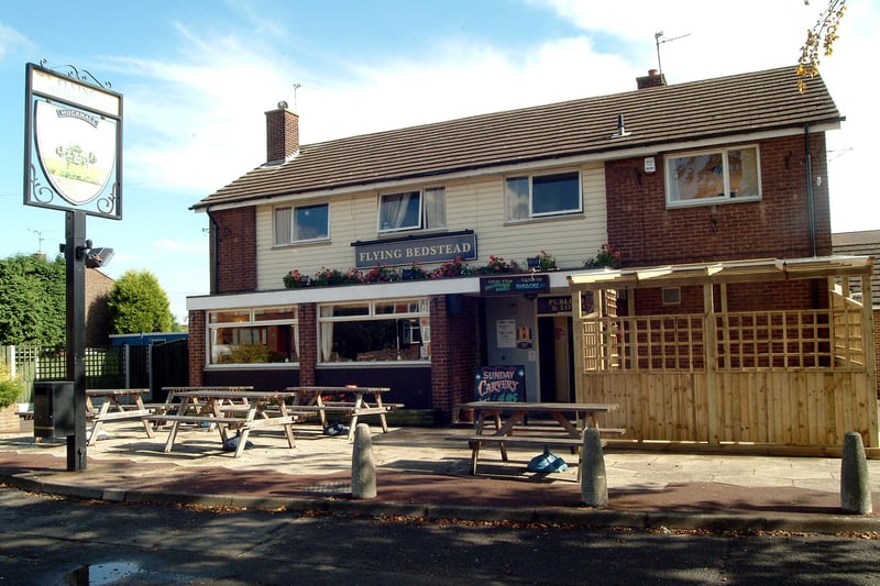 The Flying Bedstead, formerly of Watnall Road, closed in 2013 and a year later was demolished to make way for a Co-op supermarket. The name of the boozer relates to the first vertical take-off aircraft made at the local Rolls-Royce factory. Objectors to the store plan wanted the public house retained but their efforts failed.