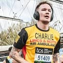 Charlie Burley in London Marathon