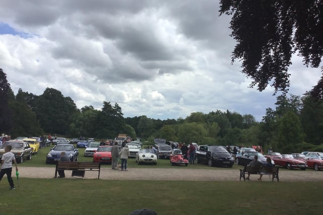 Nearly 100 classic cars were on show for the final day of the festival at Newstead Abbey