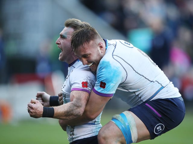 The Glasgow No 8 is unlikely to face much tougher tests but stuck to his task for the full 80. 8