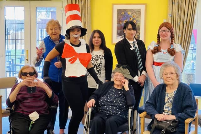 Hall Park Care Home celebrated World Book Day.
