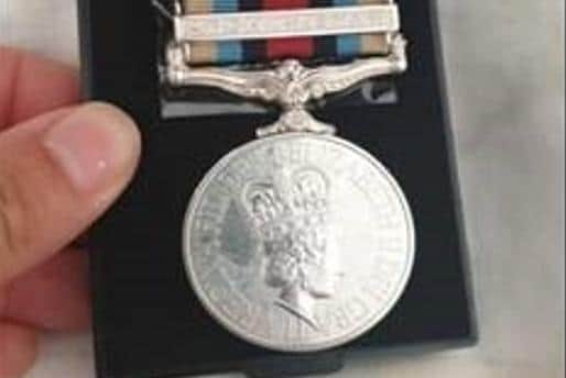 Police appealing for help after a soldier's war medal was stolen during a burglary in Bulwell