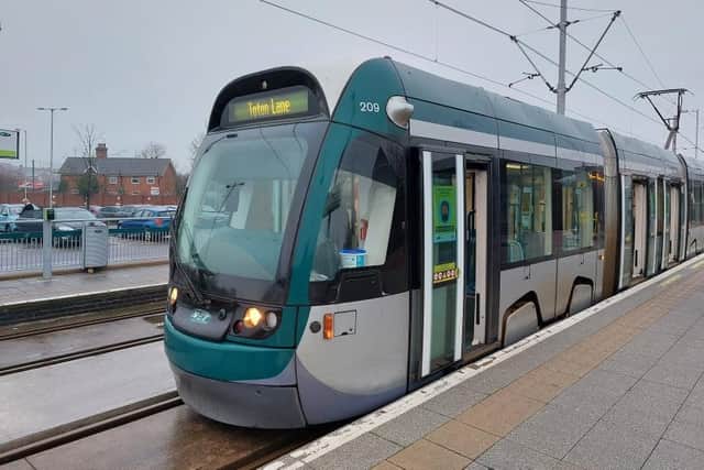 Anyone caught fare dodging on trams will be fined £70