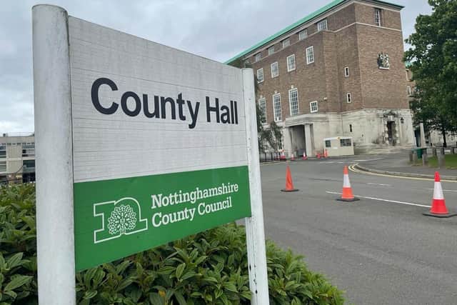 Nottinghamshire Council's County Hall headquarters in West Bridgford. (Photo by: Local Democracy Reporting Service)