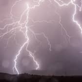 A yellow warning for thunderstorms on Thursday has been issued for Nottinghamshire by the Met Office
