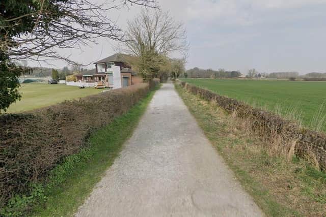 The 12-acre farmland site off Hayden Lane is close to Hucknall Cricket Club (left). (PHOTO BY: Google Maps)