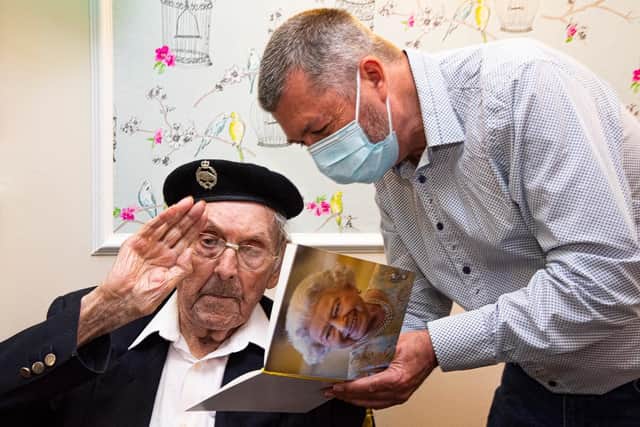 Among the gifts Jack received was a telegram from The Queen. Photo: Tim Lawrence Cook
